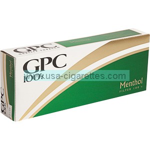 GPC Menthol 100's cigarettes
